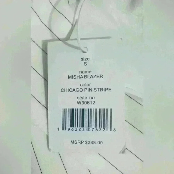 Walter Baker Chicago Pinstripe Misha Blazer, Women’s Size Small, NWT - Picture 12 of 16